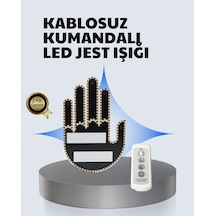 Uzaktan Kumandalı Çok Fonksiyonlu Araç Led Işığı Renkli