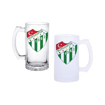 Bursaspor Buzlu Ya Buzsuz Seçenekleriyle Bira Bardağı