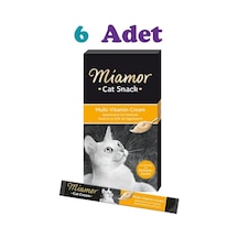 Miamor Cat Snack Multi Vitamin Cream Kedi Ödülü 6'lı 6 x 15 G