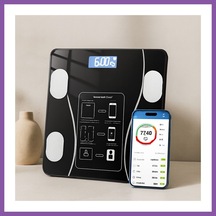 Bezos Vücut Analizli Bluetooth Dijital Baskül 180kg/50g Bzoshb