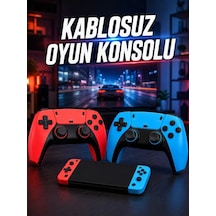 Kablosuz Oyun Konsolu Hdmı Çıkışlı Çift Kontrolcülü Retro Oyun Seti Mh-hs0264-9740 Çok Renkli