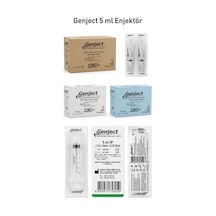 5 Ml 3parça 21g 0.80x38mm Enjektör - 250 Adet