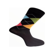 LASTİKSİZ DİKİŞSİZ PAMUK ÇORAP - Karışık Gri