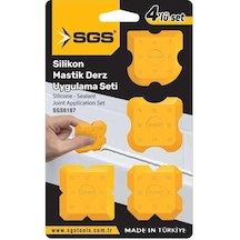 Mey İthalat Sgs 6187 Silikon Mastik Derz Çekme Aparatı 4 Parça 1