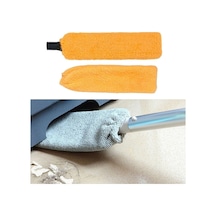 Sihirli Mikrofiber Başlıklı Girintili Yüzey Temizleme Mopu Toz Alma Fırçası