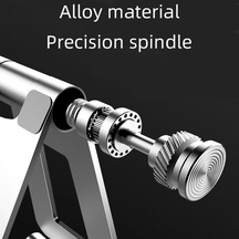 Lemestar Çift Katlanır Hafif Alüminyum Telefon Desteği - 270 Dönebilir, Taşınabilir Ve Evrensel GÜMÜŞ