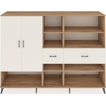 Hyperion Dolap 10 Raflı 2 Çekmeceli 2 Kapaklı 220x44x163 Çam-aytaşı Aytası - Atlas Çam