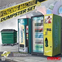Meng Sps-018 1/35 Ölçek, Otomat Ve Çöp Bidonu Seti, Plastik Model Kiti-51838