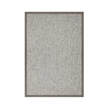 Eko Halı Ventura Vnt 2704 Grey Bordür Dark Mix Sisal Görünümlü İç Ve Dış Mekan Uyumlu Hav Vermeyen M