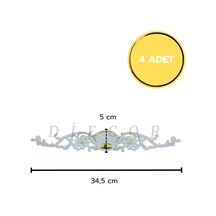 Diecor Dekoratif Polimer Sarı Beyaz, Mobilya, Duvar Ve Tavan Motifi Sarı Beyaz 35 X 1 Model:xa17