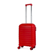 Karbon PP Seyahat Valizi Horizon Serisi Kırılmaz Bavul, Kırmızı - Kabin Boy Kırmızı