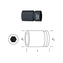 Osaka Ln12p17 Impulse Lokma 1/2'' 17mm