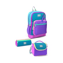 Coral High Kids Pembe Pastel Renkli 3 Lü Okul Çanta Seti Set0123759 Çok Renkli