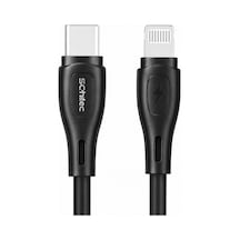 Schitec Type-c To Lightning 27w Pd Hızlı Şarj Ve Data Kablosu 1metre Siyah Hg/c-09cl