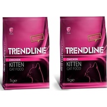 Trendline Kitten Tavuklu Yavru Kedi Maması 2 x 1 KG