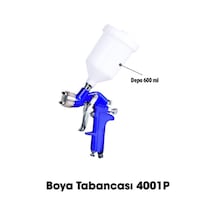 California Pneumatic 4001P CAP69917 Üsten Havalı Boya Tabancası 2.5 MM 600 ML