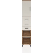 Hyperion Dolap 3 Raflı 3 Çekmeceli Tek Kapaklı 44x44x221 Çam-aytaşı Atlas Çam
