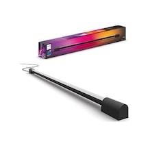 Hue Play Gradient Light Tube Renklı Akıllı Led Aydınlatma, Siyah, 75 Cm - 25.000 Saat Ampul Kullanım Ömrü Çok Renkli