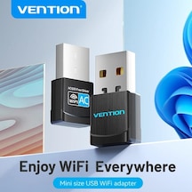 Vention Wifi Adaptörü 5ghz 433mbps/2.4ghz 133mbps Çift Bant