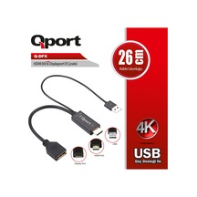 Qport Q-dpx Hdmı E Display Port D Çevirici-188770