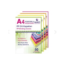 Mapi A4 Pp Opak Kapak (kum Desen) 550 Mikron Siyah 50 Adet 204270