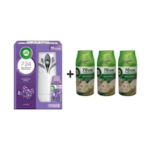 Air Wick Freshmatic Makine + Lavanta + Bahar Çiçekleri Oda Kokusu Yedeği 4 x 250 ML