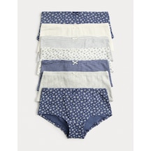 Marks & Spencer 7'li Külot Paketi T71002304E Lacivert