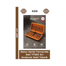 Delux Serisi Tornavida Seti Tts05 Gri Hırdavat Hobi Teknik