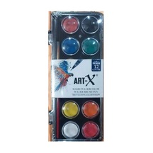 Rich Art-x Premium Tablet Sulu Boya Seti 12 Renk Çok Renkli