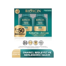 Keratin & Argan Onarıcı Şampuan 300 Ml - Yıpranmış Ve Hasar Görmüş Saçlar 2 Li Avantaj Set-
