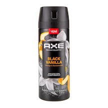 3 Adet Axe Premium Collection Erkek Sprey Deodorant Black Vanilla 150 Ml