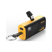 Polosmart Psm131 5000 Mah Powerbank 20w Pd Hızlı Şarj Lightning Soketli Göstergeli Sarı Sarı