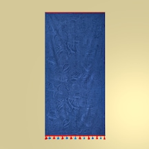 Soft Seashell Plaj Havlusu - Lacivert - 70x140 Cm Çok Renkli