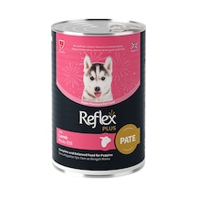 Reflex Plus Pate İçinde Et Parçacıklı Kuzu Etli Yavru Köpek Konservesi 12 Adet 395 Gr 213-20012.03