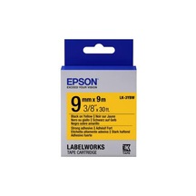 Epson LK-3YBW Strong Siyah Sarı Etiket 9MM 9 M