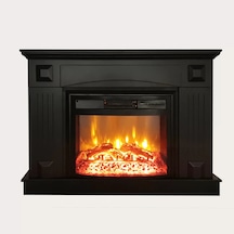 Elektrikli Şömine Siyah 1800W