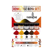 5'li Set Premium Parafin Soya Wax Toz Mum Boyası Hobi Seti - 5 Cc Kırmızı, Sarı, Siyah, Kahverengi, Turuncu Bkfab5ksrskht5g Çok Renkli