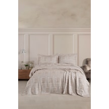 Birhome Concorde Çift Kişilik Yatak Örtüsü Takımı Bej