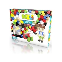 Meli 200 Adet Küp Yapı Taşı Seti, 3 Yaşından Büyük Çocuklar İçin Yaratıcı Oyuncak, 3d Yapı, 8 Renk, 2 X 2 X 2 Cm, Bpa İçermez, Ce Sertifikalı, Yaratıcılığı Teşvik Eder