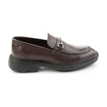 Kahve Antik Hakiki Deri Erkek Loafer Ayakkabı E01054020441