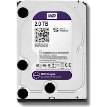 WD 2TB 3.5" PURPLE WD22PURZ 64MB 5400RPM GÜV  NLİK DİSKİ