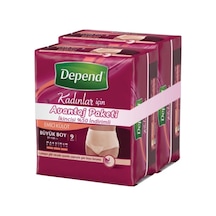 Depend Emici Külot Kadın Büyük Large 2 x 9'lu