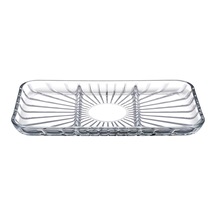 Paşabahçe Elegant Bölmeli Dikdörtgen Tabak 162x276 Mm 000-seffaf 1 Ofsethediyelik Kutu 6 Paşabahce