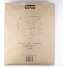 Hobbytime 780 Boyama Kabini Yedek Filtre, 18x200x400 Mm., 2 Adet