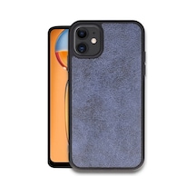 Apple İphone 11 Kılıf Aras Deri Kapak - Lacivert