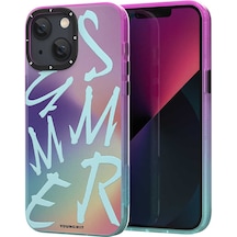 Youngkit iPhone Uyumlu 13 Kılıf YoungKit Summer Serisi Kapak ZORE-267412