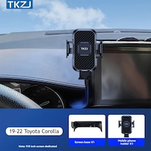 Willowhaven Toyota Corolla E210 2019 2022 8/9 Inç Ekran Sabit Telefon Tutucu Oto Aksesuar S+101.44oz