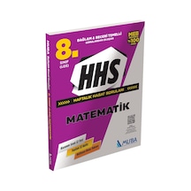 Muba Yayınları 8.sınıf Matematik Haftalık Hasat Soruları. Hhs