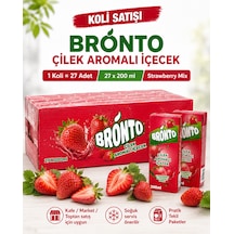 Çilek Aromalı İçecek 200 Ml X 27 Adet Koli