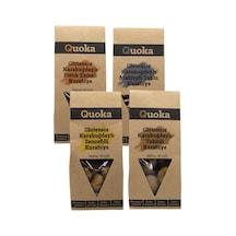 Quoka Karışık Tahinli + Zencefil + Fıstık Ezmeli + Tuzlu Kurabiye 4 x 80 G